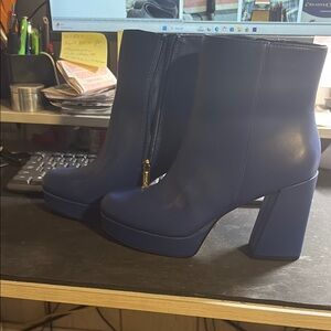 Jessica Simpson Blue Heeled Boots